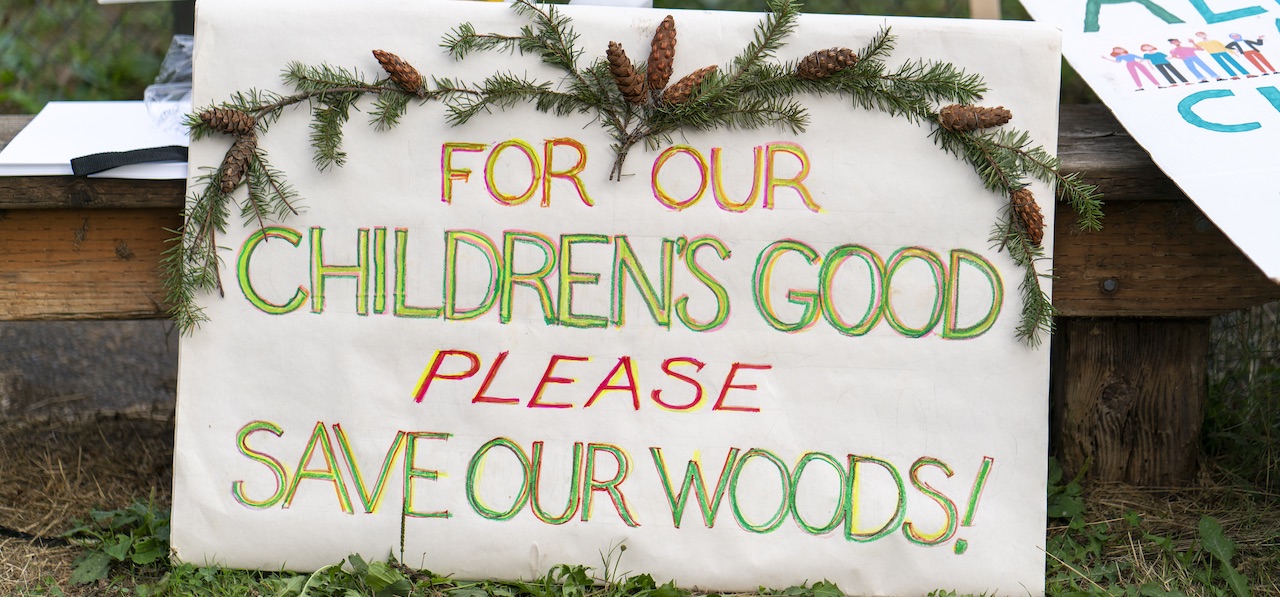 Video: Rally for Hallinan Woods